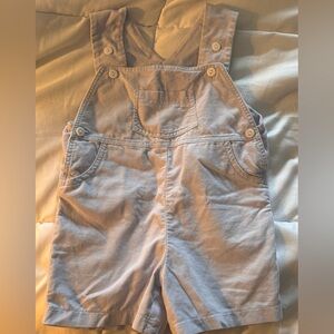 Bella Bliss short overall blue corduroy; 24 months